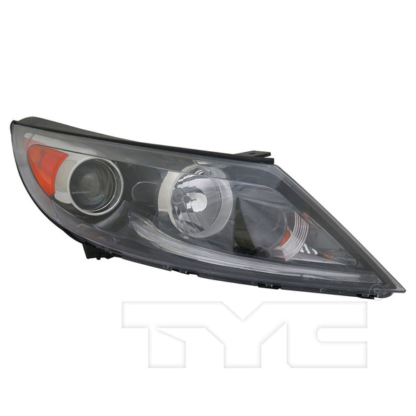 Halogen Headlight Lamp for 13-16 Kia Sportage EX/LX w/Bar LED DRL Passenger CAPA