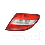 Tail Light Lamp Right Passenger for 08-11 Mercedes C Class w/o Curve Lighting