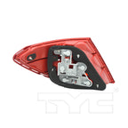 Tail Light Lamp Right Passenger for 08-11 Mercedes C Class w/o Curve Lighting