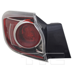 Halogen Outer Quarter Tail Light Left Driver for 10-13 Mazda 3 Hatchback