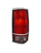 Tail Light Lamp Right Passenger for 82-93 Chevy S-10/GMC Sonoma (w/Chrome Bezel)