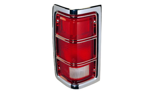 Tail Light Left Driver for 81-88 Dodge Pickup/Plymouth Ramcharger (Chrome)