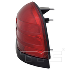 Tail Light for 00-11 Ford Crown Victoria (Red Lens/Black) Right Passenger Side