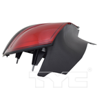 Tail Light for 00-11 Ford Crown Victoria (Red Lens/Black) Right Passenger Side