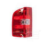 Tail Light Rear Lamp Left Driver for 07-10 Chevy Silverado Pickup