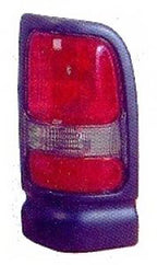 Tail Light Rear Lamp Right Passenger for 94-02 Dodge Ram Pickup (Sport/Black)