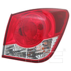 Outer Quarter Tail Light Lamp Right Passenger for 11-15 Chevy Cruze/16 Limited