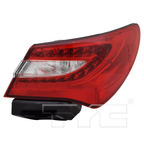 Tail Light Rear Lamp Right Passenger for 11-14 Chrysler 200 Sedan