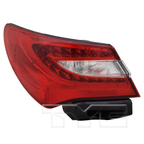 Tail Light Rear Lamp Left Driver for 11-14 Chrysler 200 Sedan