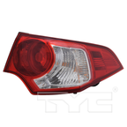 Tail Light Rear Lamp for 09-10 Acura TSX Clear Lens Passenger Right