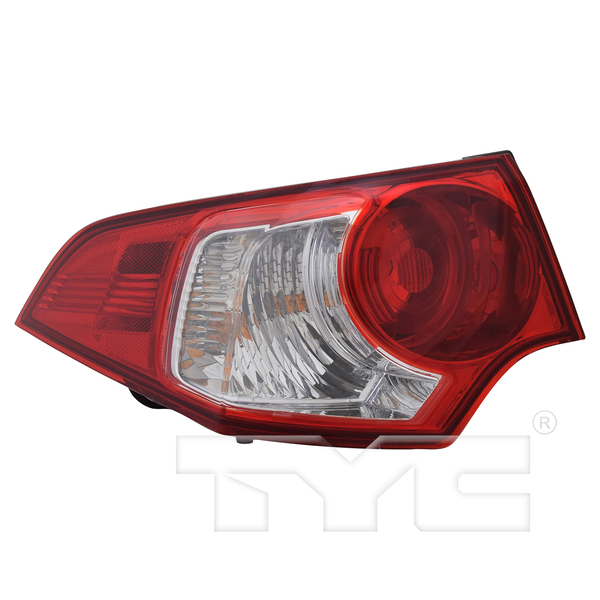 Tail Light Rear Lamp for 09-10 Acura TSX Clear Lens Driver Left