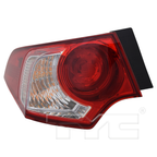 Tail Light Rear Lamp for 09-10 Acura TSX Clear Lens Driver Left