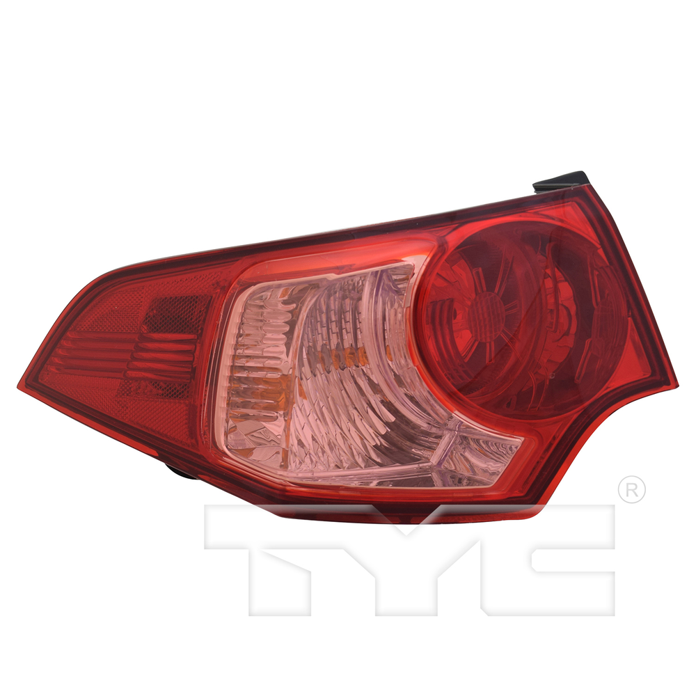 Tail Light Rear Lamp for 11-14 Acura TSX Pink Lens Driver Left