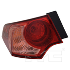 Tail Light Rear Lamp for 11-14 Acura TSX Pink Lens Driver Left