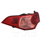 Tail Light Rear Lamp for 11-14 Acura TSX Pink Lens Driver Left