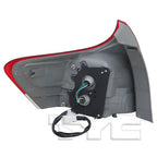 Outer Quarter Tail Light Rear Lamp Right Passenger for 13-16 Toyota Venza