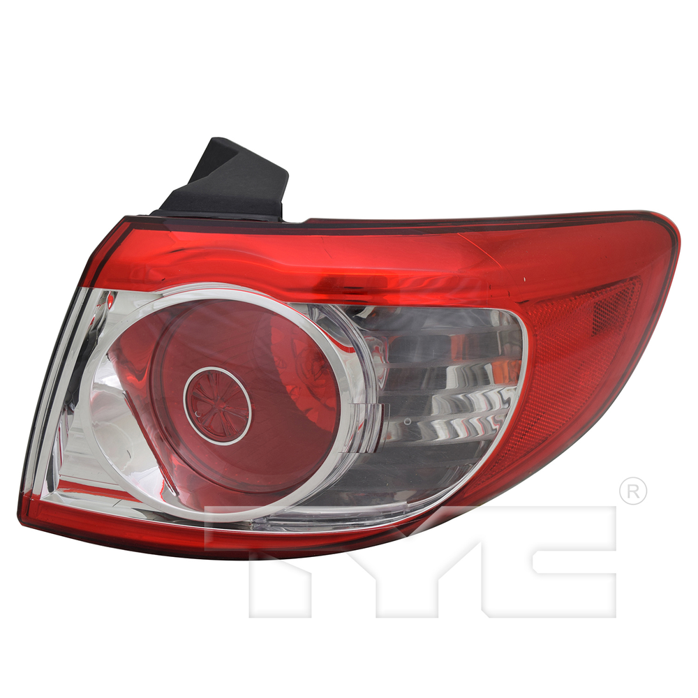 Outer Quarter Tail Light Rear Lamp Right Passenger for 10-12 Hyundai Santa Fe