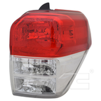 Chrome Tail Light Rear Lamp Right Passenger for 10-13 Toyota 4Runner Limited/SR5