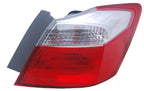 Outer Tail Light Lamp Right Passenger for 13-15 Honda Accord Sedan (EX/LX/Sport)