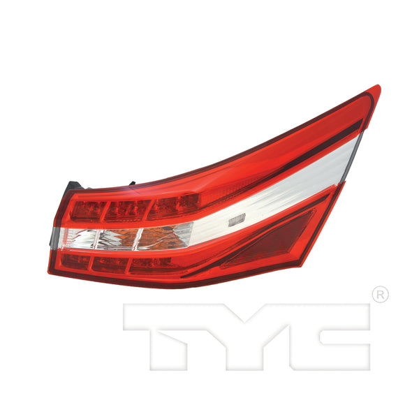 Outer Quarter Tail Light Rear Lamp Right Passenger for 13-15 Toyota Avalon