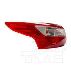 Outer Quarter Tail Light Rear Lamp for 12-14 Ford Focus Sedan Left Side