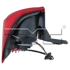 Tail Light Rear Lamp Right Passenger for 13-18 Nissan NV200 Compact Cargo