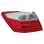 Outer Tail Light Lamp Left Driver for 15-15 Honda Accord Sedan EX-L/Touring