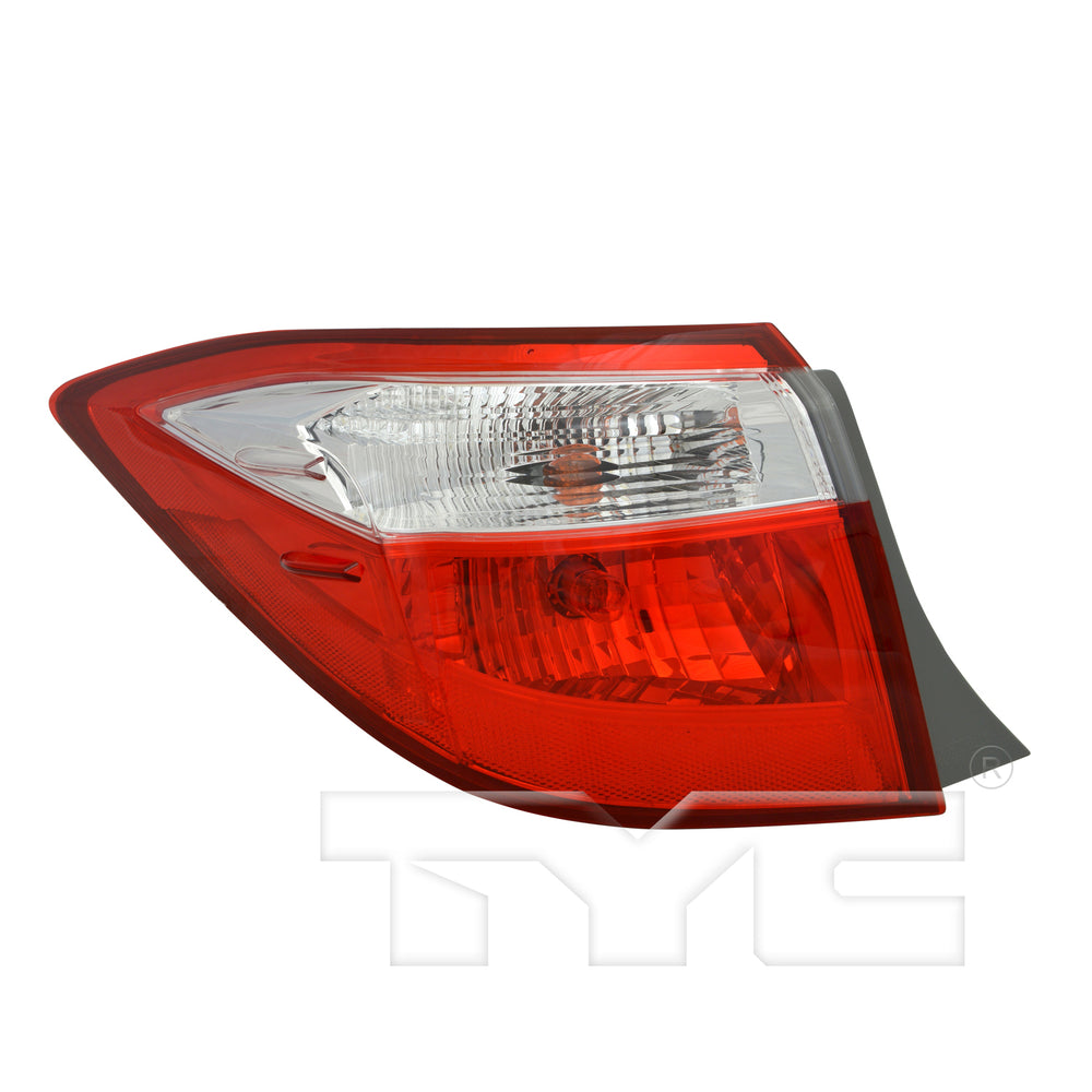 Outer Quarter Tail Light Lamp Left Driver for 14-16 Toyota Corolla