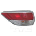 Outer Quarter Tail Light Lamp Left Driver for 14-15 Toyota Highlander