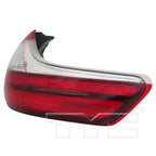 Outer Quarter Tail Light Lamp Right Passenger for 15-19 Toyota Sienna (Non-SE)