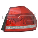 Outer Quarter Tail Light Rear Lamp Right Passenger for 12-15 Volkswagen Passat