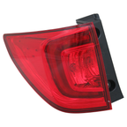 Outer Quarter Tail Light Rear Lamp Left Driver for 16-18 Honda Pilot