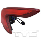 Outer Quarter Tail Light Lamp Right Passenger for 16-18 Nissan Maxima (w/o Logo)