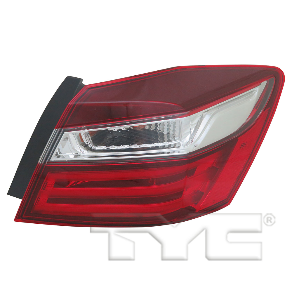 Outer Quarter Tail Light Rear Lamp Right Passenger for 16-17 Honda Accord Sedan