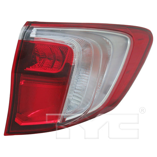 Outer Quarter Tail Light Rear Lamp Right Passenger for 16-18 Acura RDX