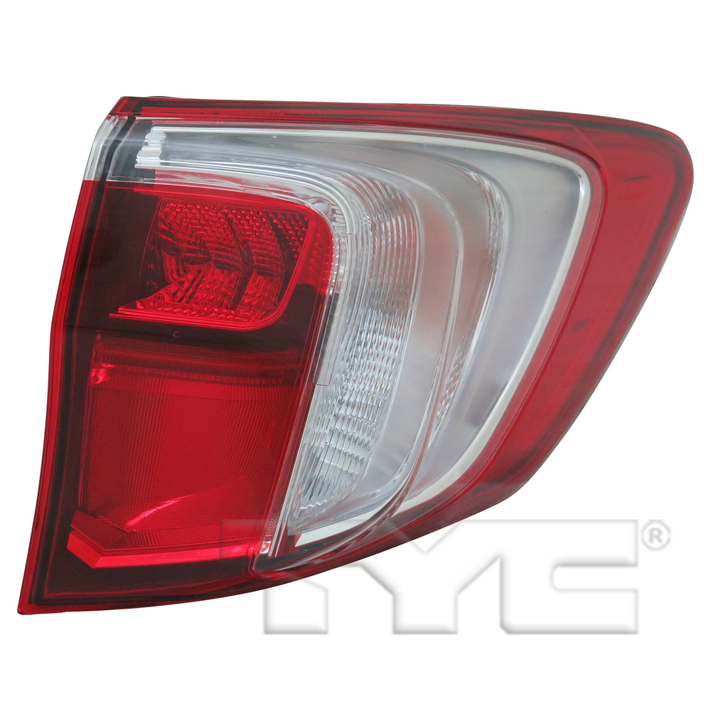 Outer Quarter Tail Light Rear Lamp Right Passenger for 16-18 Acura RDX