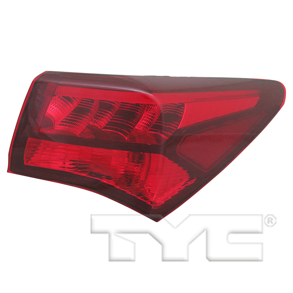 Outer Quarter Tail Light Rear Lamp Right Passenger for 15-17 Acura TLX