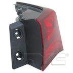 Outer Quarter Tail Light Rear Lamp Right Passenger for 15-17 Acura TLX