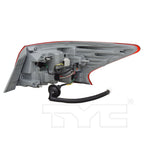 Outer Quarter Tail Light Lamp Left Driver for 16-18 Nissan Sentra Non-Nismo