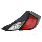 Outer Quarter Tail Light Right Passenger for 16-20 Honda Civic Coupe Non-Hybrid