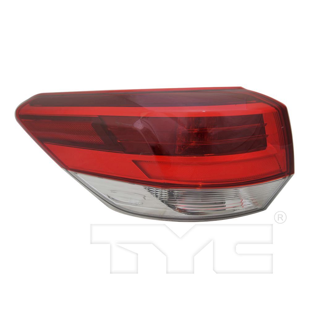 LED Outer Tail Light Rear Lamp Left Driver for 18-19 Toyota Highlander