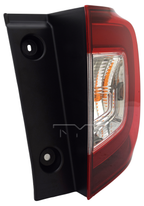 LED Tail Light Rear Lamp for 19-22 Honda Pilot (Black) Right Passenger Side