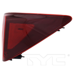 LED Tail Light Rear Lamp for 19-22 Honda Pilot (Black) Right Passenger Side
