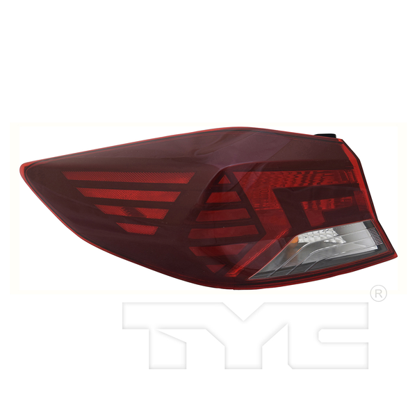 Halogen Tail Light Rear Lamp for 19-20 Hyundai Elantra (US Built) Left Side