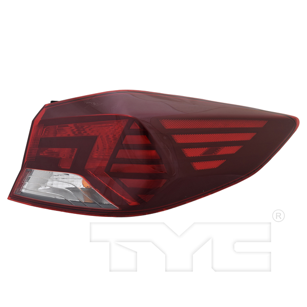 Tail Light Lamp for 19-20 Hyundai Elantra (Korea Built) Right Passenger Side