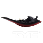 Outer LED Tail Light Lamp Black for 24-25 Toyota Corolla Left Driver Side