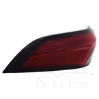 Outer LED Tail Light Lamp Black for 24-25 Toyota Corolla Left Driver Side