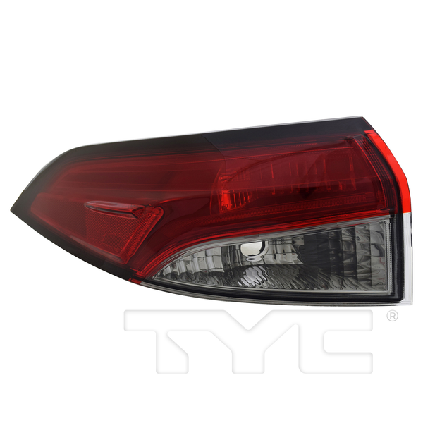 LED Tail Light Rear Lamp for 24-25 Toyota Corolla (Black) Left Driver Side