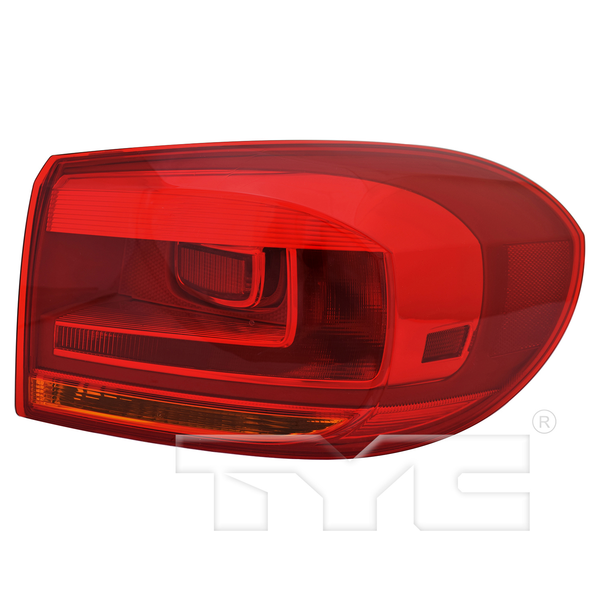 Outer Quarter Tail Light Rear Lamp for 12-18 Volkswagen Tiguan Right Passenger