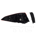 Outer LED Tail Light Rear Lamp Black for 25-25 Honda Civic Right Passenger Side